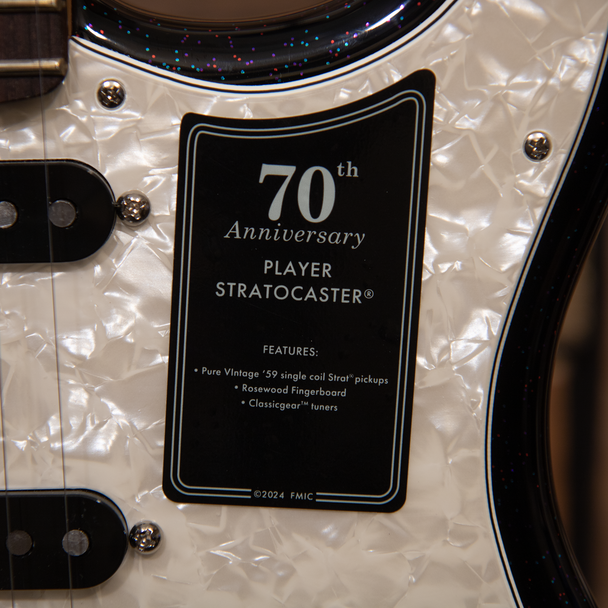 Fender 70th Anniversary Player Stratocaster - Nebula Noir