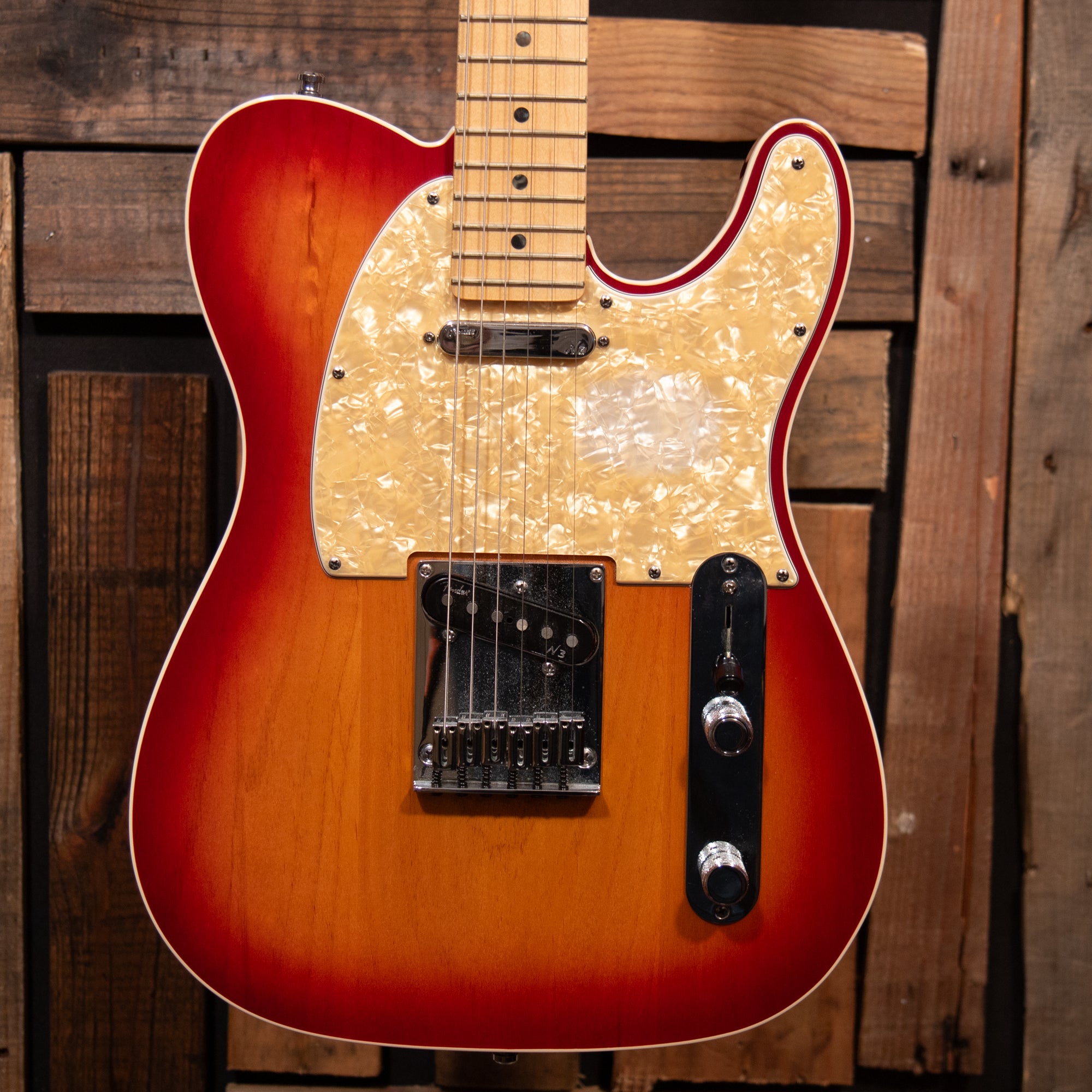 2009 Fender American Deluxe Telecaster - Aged Cherry Burst