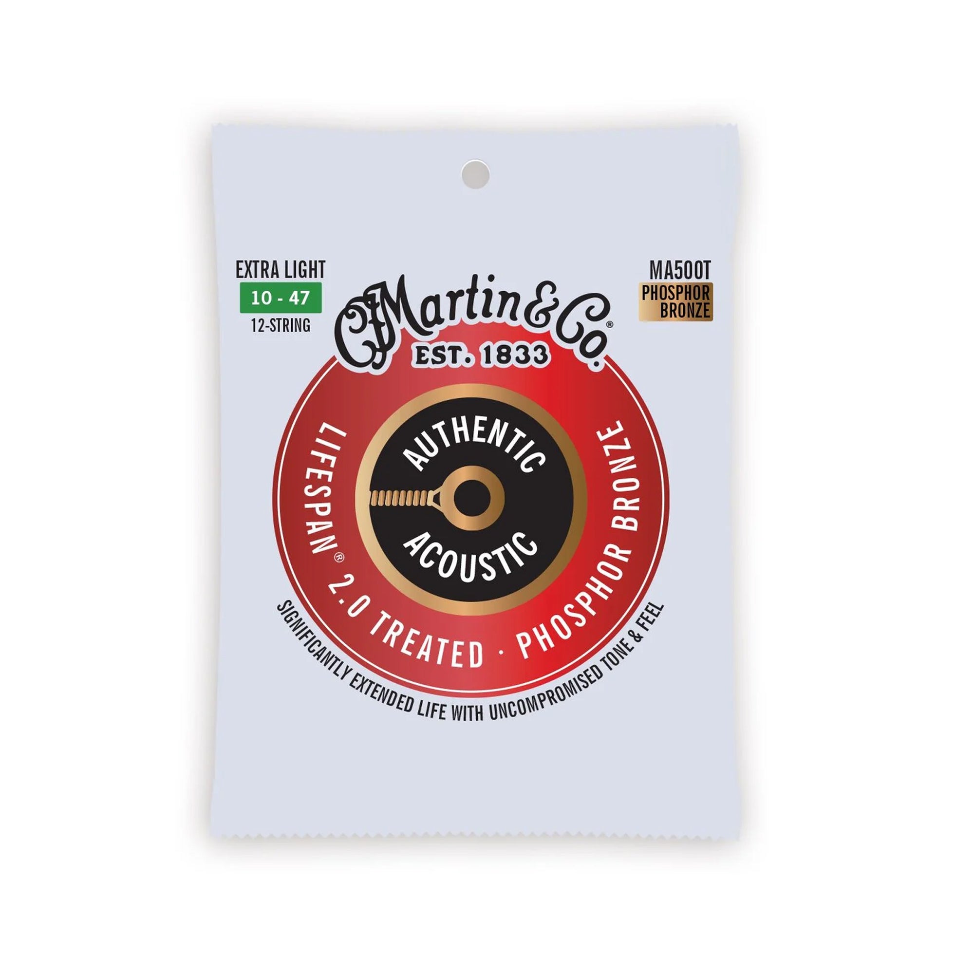 Martin 80/20 Bronze Lifespan 2.0 Acoustic Guitar Strings