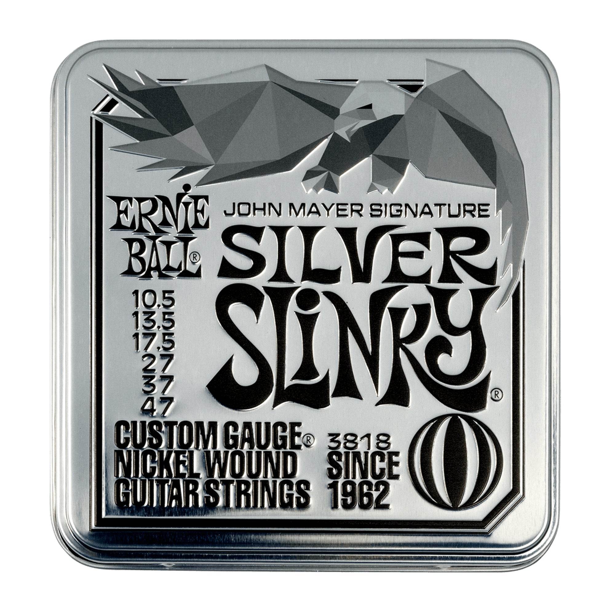 Ernie Ball John Mayer Silver Slinky (10.5-47) 3-Pack