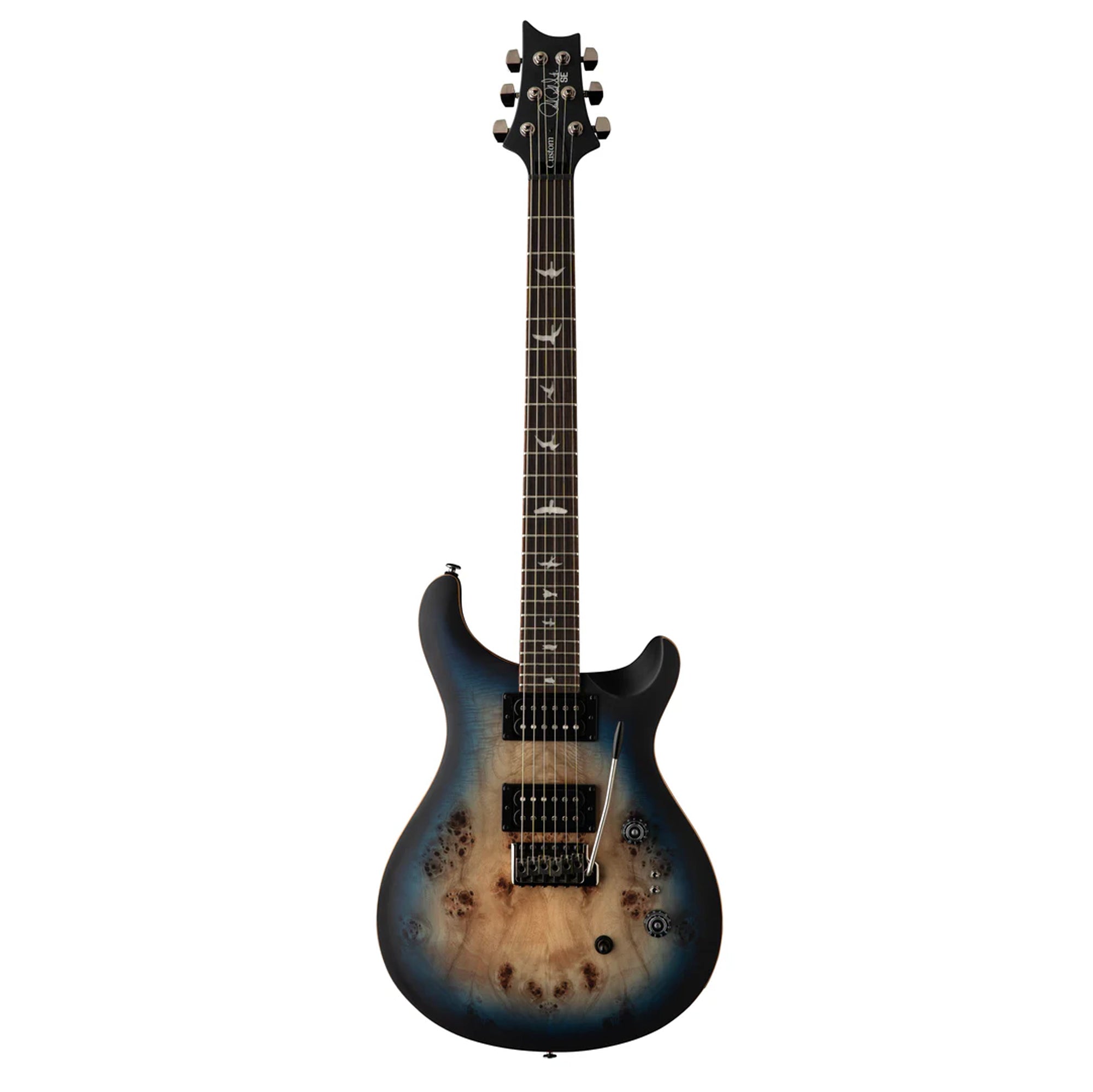 PRS SE 24-08 Poplar Burl Limited Edition - Lake Blue Midnight Burst