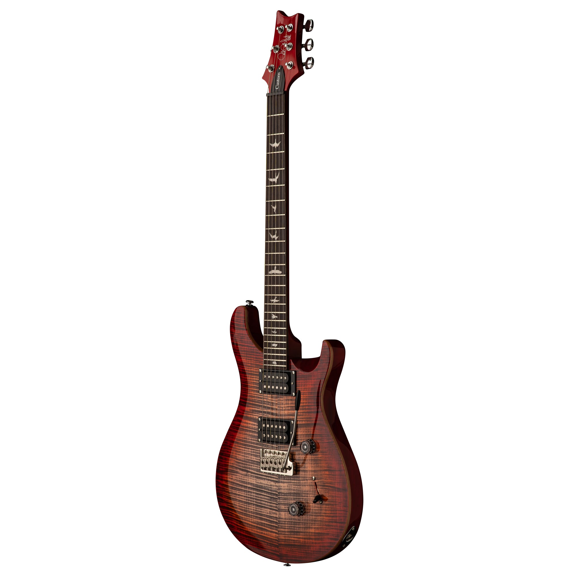 PRS SE Custom 24 - Charcoal Cherry Burst