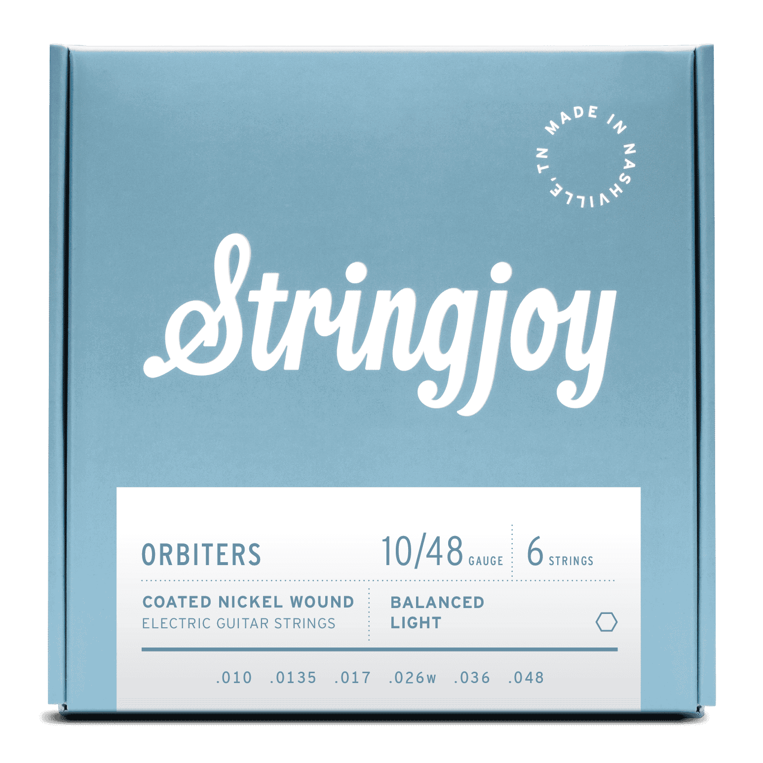 Stringjoy Orbiters Coated Electric Guitar Strings