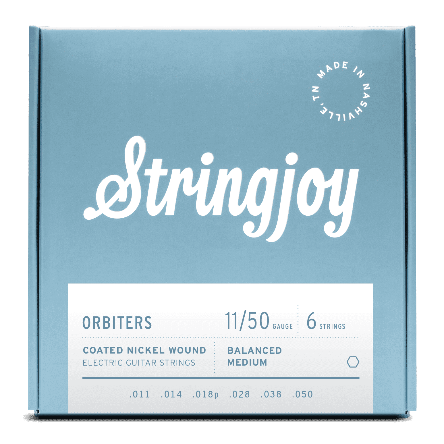 Stringjoy Orbiters Coated Electric Guitar Strings