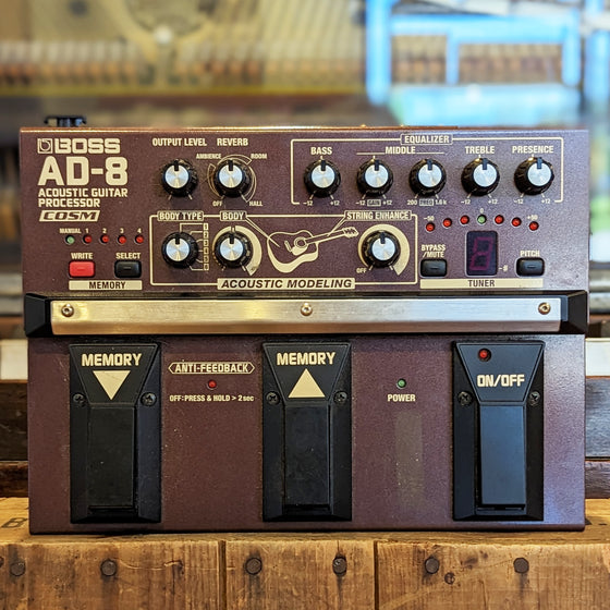 Boss AD-8 Acoustic Guitar Processor Pedal