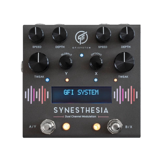 GFI System Synesthesia Multi-Effects Modulation Pedal – Spicer's Music