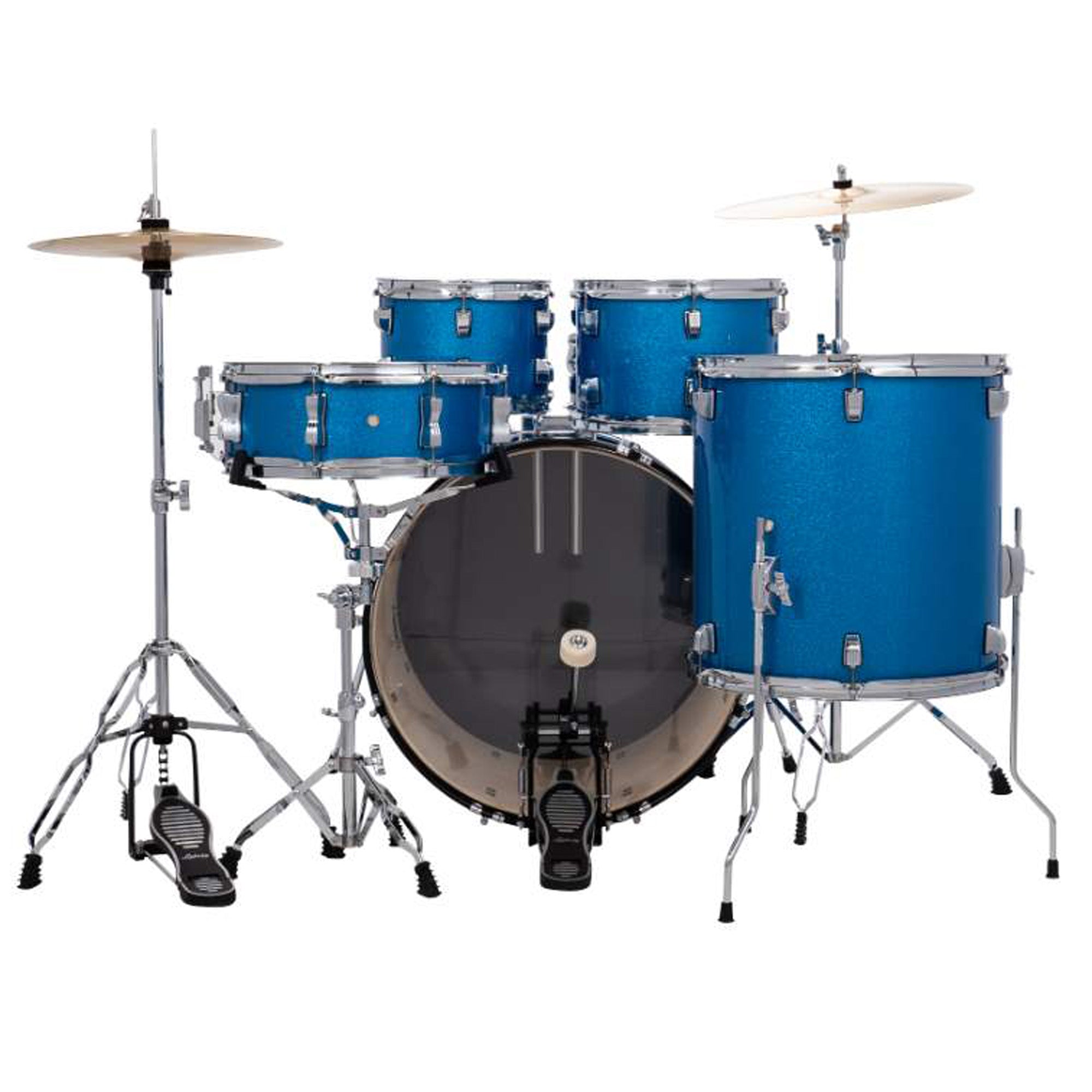 Ludwig Accent Fuse 5pc Drum Set - Blue Sparkle