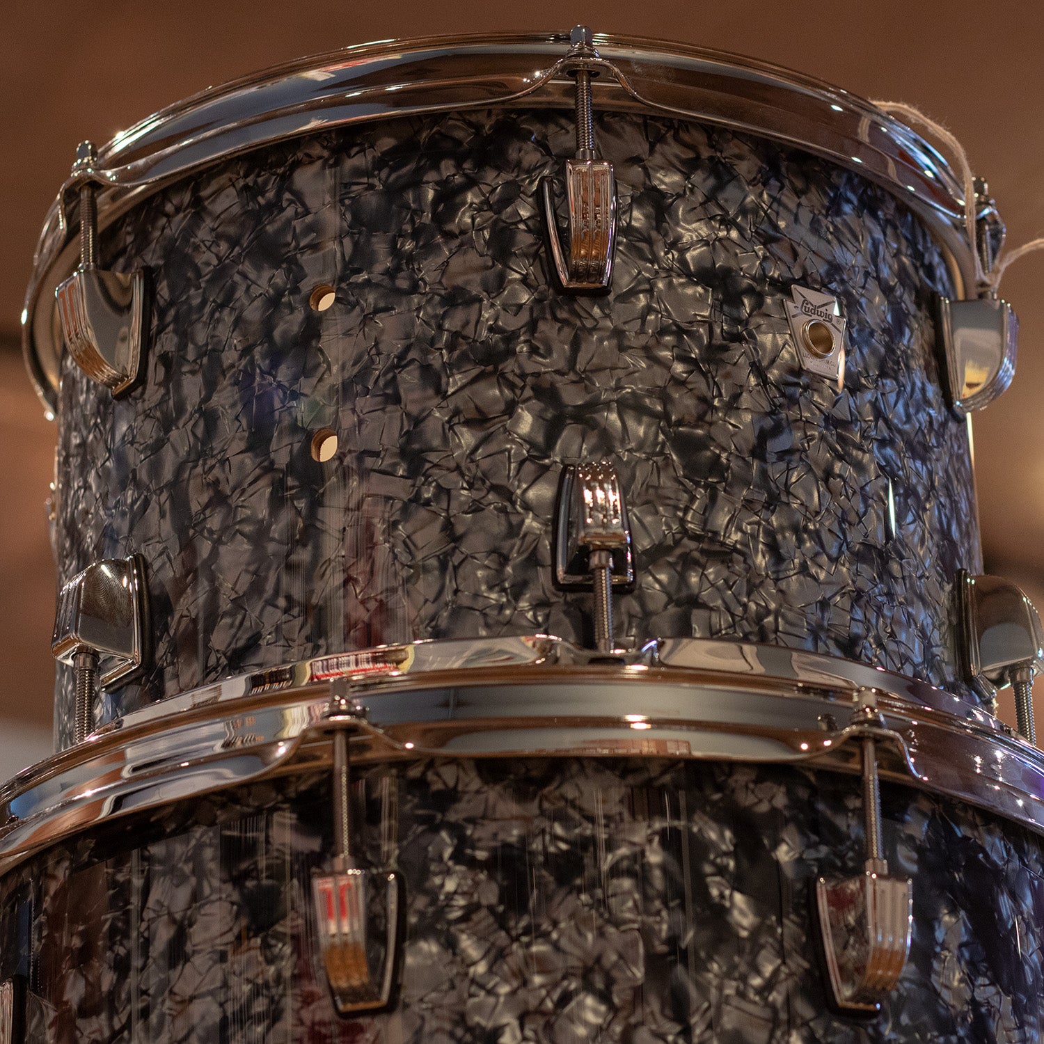 Ludwig NeuSonic 3pc. Shell Pack - Steel Blue Pearl