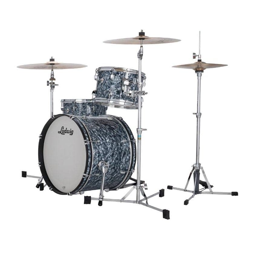 Ludwig NeuSonic 3pc. Shell Pack - Steel Blue Pearl