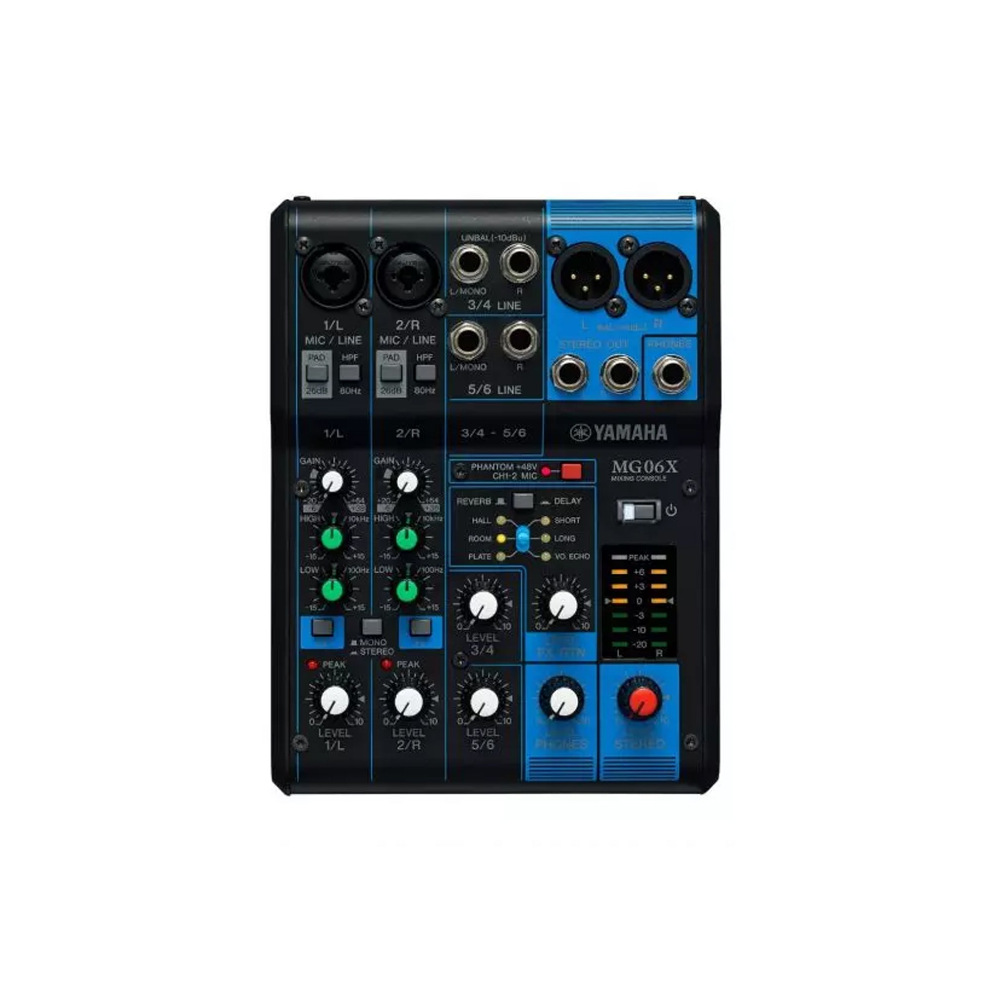 Yamaha 6-Input Stereo Mixer MG06X