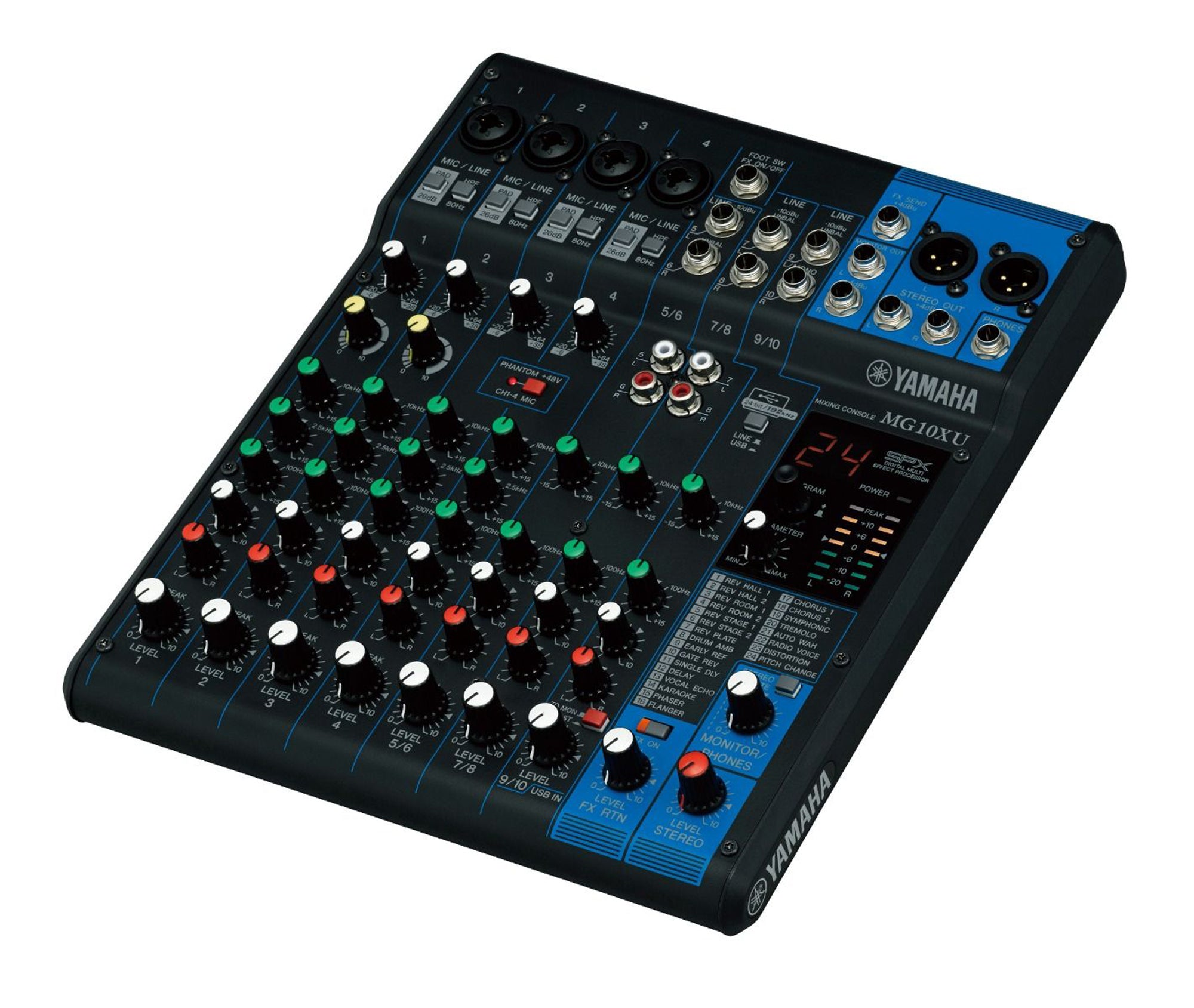 Yamaha MG10XU 10-channel Mixer w/USB Recording & FX