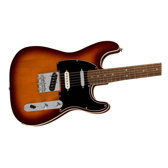 Squier Paranormal Custom Nashville Stratocaster Electric Guitar Chocolate 2-Color Sunburst