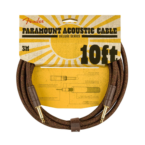 Fender Paramount Acoustic Instrument Cable 10"