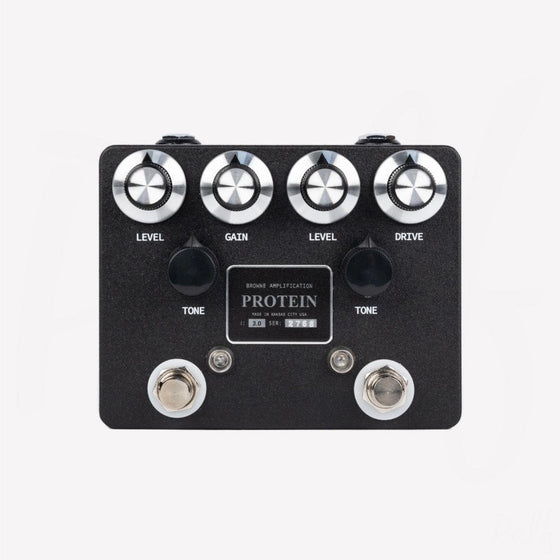 Browne Amplification Protein V3 Black Dual Overdrive Pedal