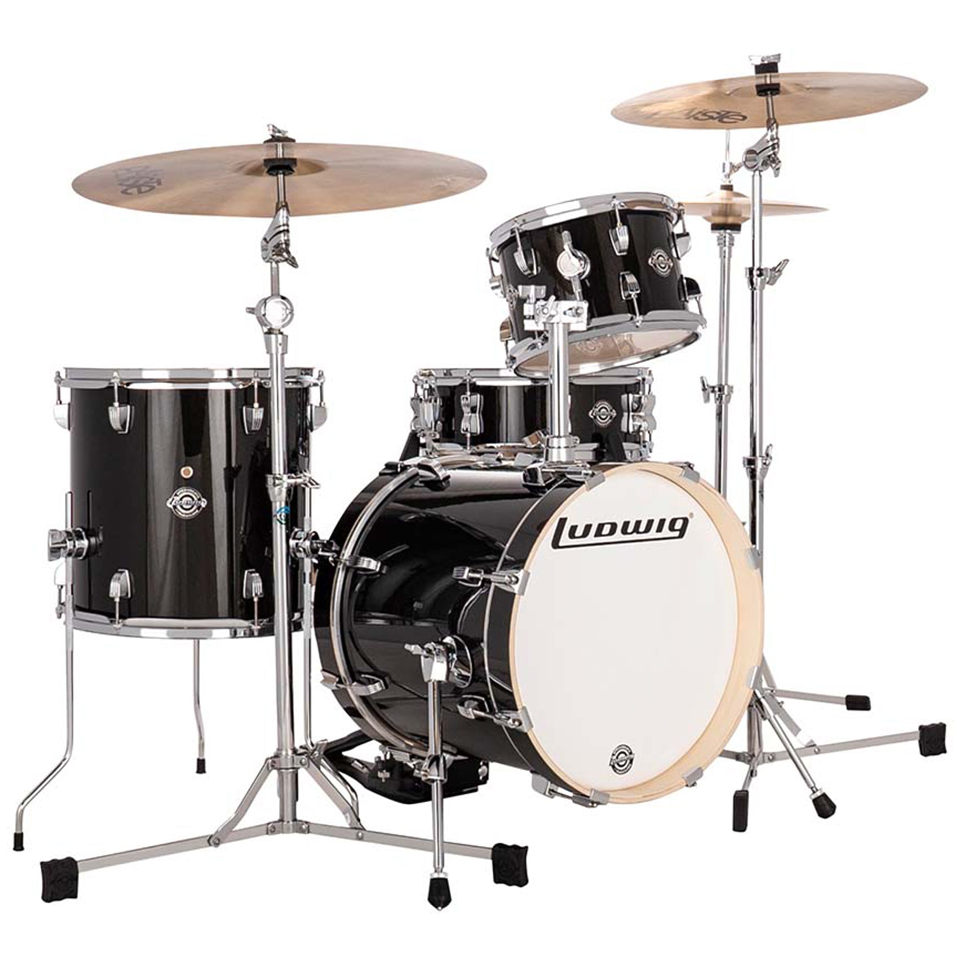 Ludwig Questlove Breakbeats Shell Pack - Black Sparkle