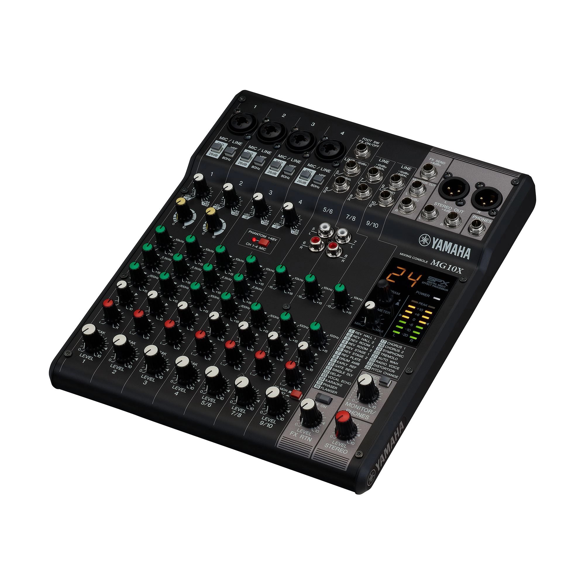 MG10X 10-Channel Analog Mixer w/Effects