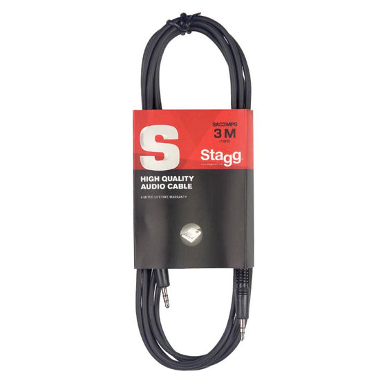 Stagg 10' 1/8" to 1/8" Audio Cable