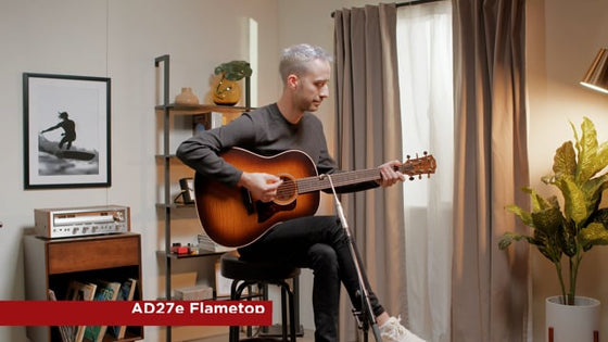 Taylor AD27e Flametop Acoustic-Electric Guitar w/AeroCase
