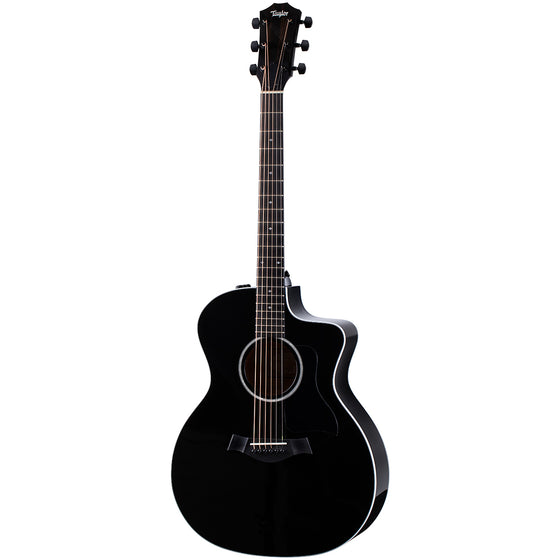 Taylor 214ce Deluxe Black Acoustic Guitar w/HSC