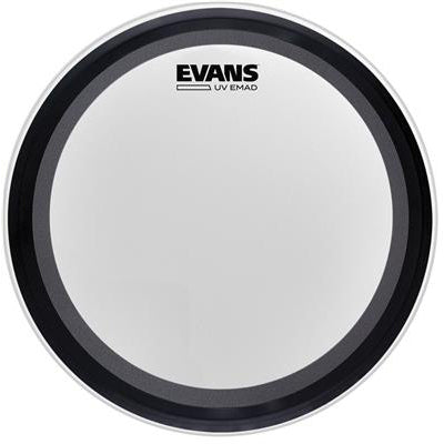Evans 22" EMAD UV1 Batter Coated Bass Drum Head