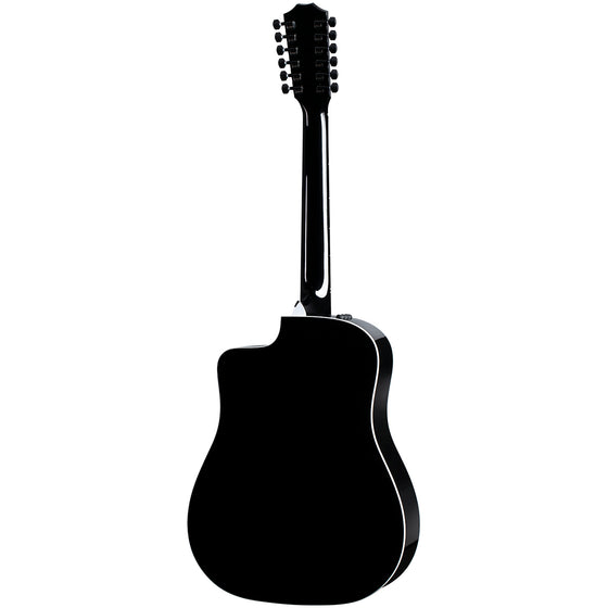 Taylor 250ce-BLK DLX Acoustic-Electric Guitar