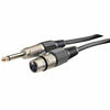Stagg 20' XLR (f) to 1/4" (m) Cable