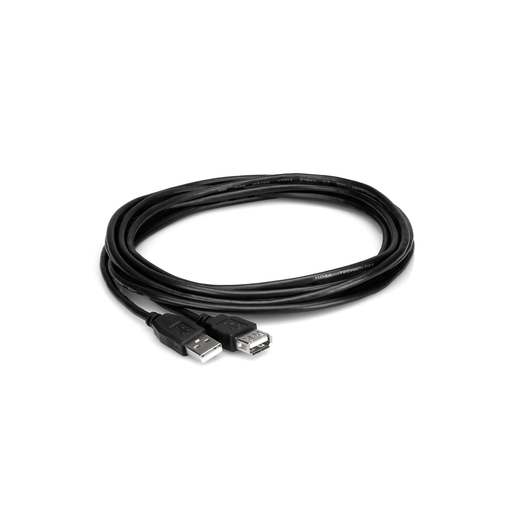 Hosa USB Extension Cable, Type A to Type A, 5'