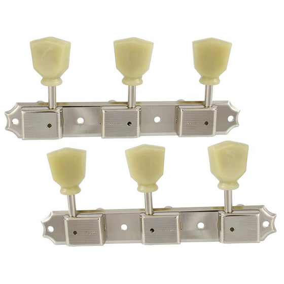 Allparts Gotoh Vintage-style 3x3 Strip Keys with Keystone Buttons