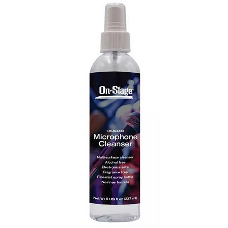 On-Stage Microphone Cleanser 8oz Spray Bottle