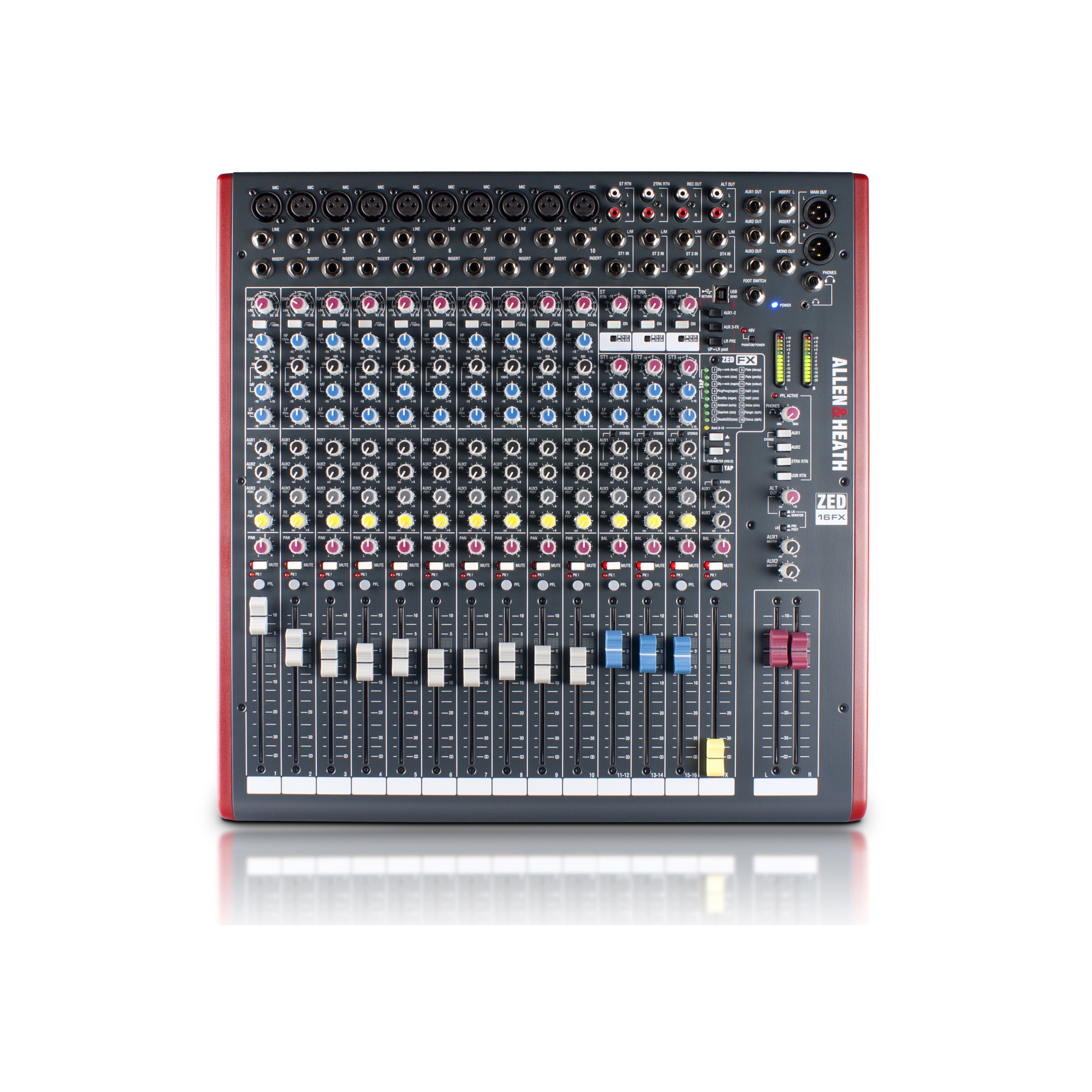 Allen & Heath ZED-16FX 16-channel Mixer with USB Audio Interface and Effects