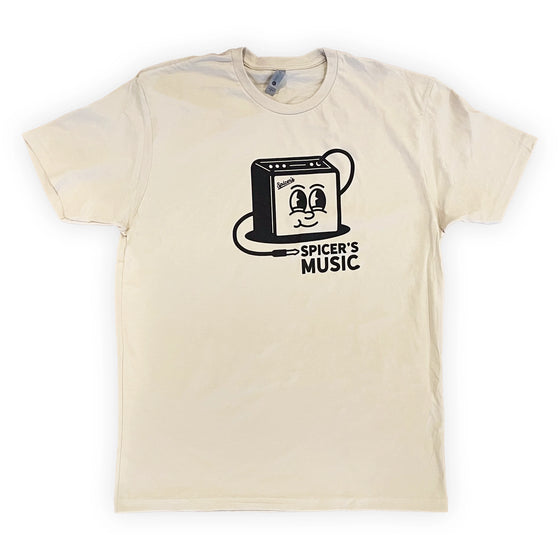 Spicer's Music Amp Dude Cream T-Shirt