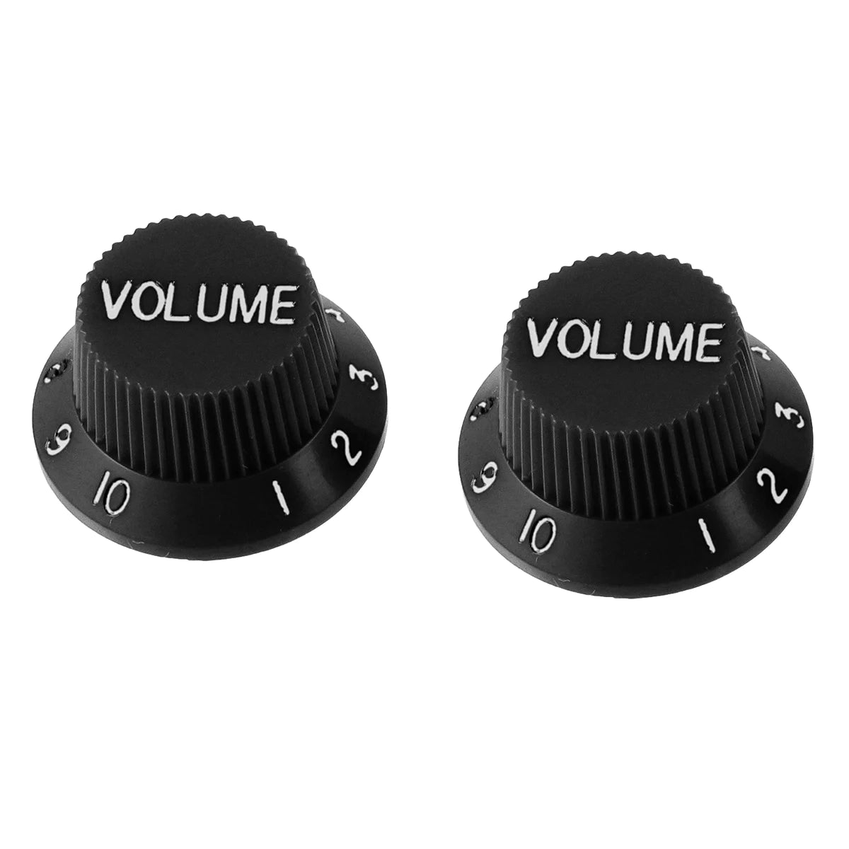 Allparts PK-0154 Set of 2 Plastic Volume Knobs for Stratocaster