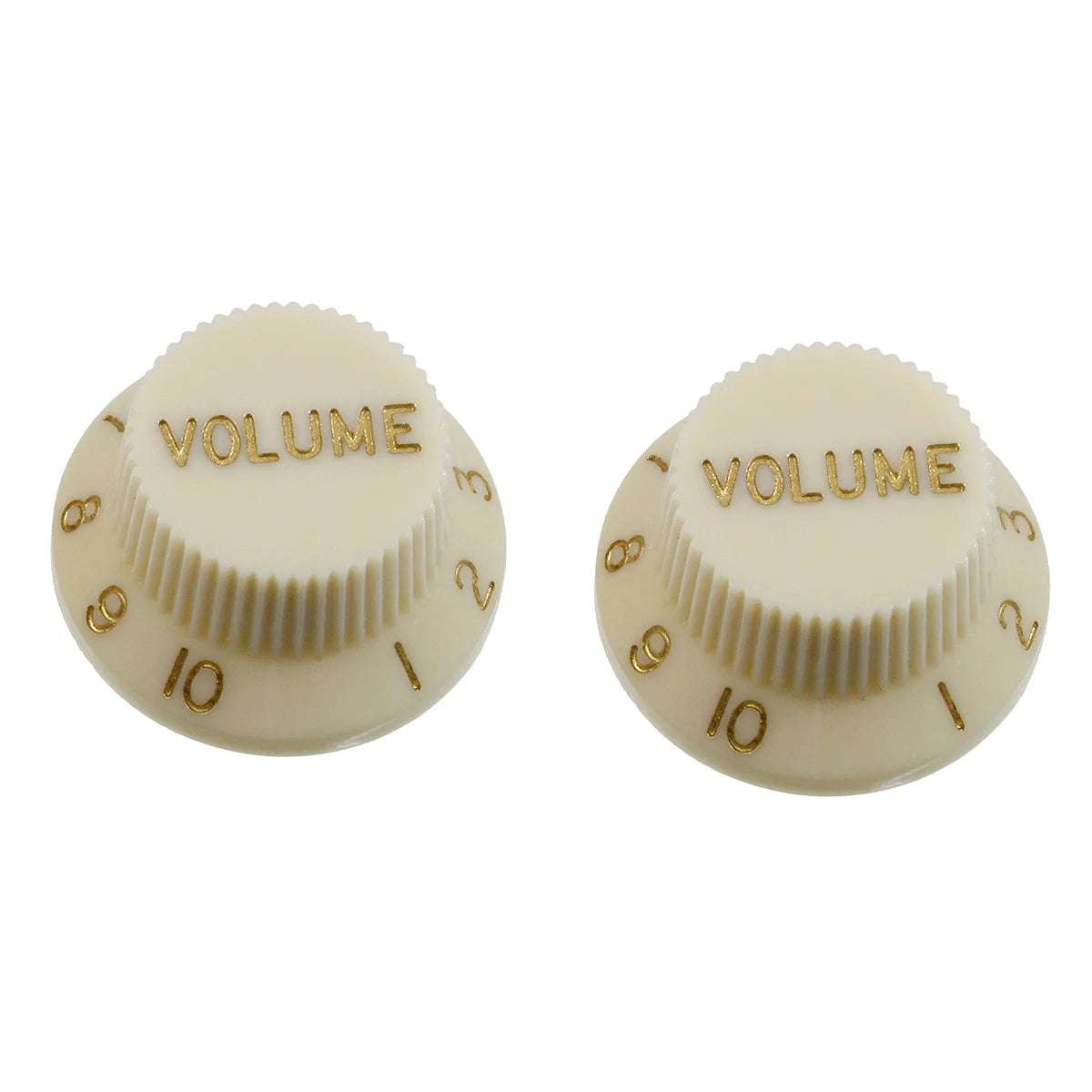 Allparts PK-0154 Set of 2 Plastic Volume Knobs for Stratocaster