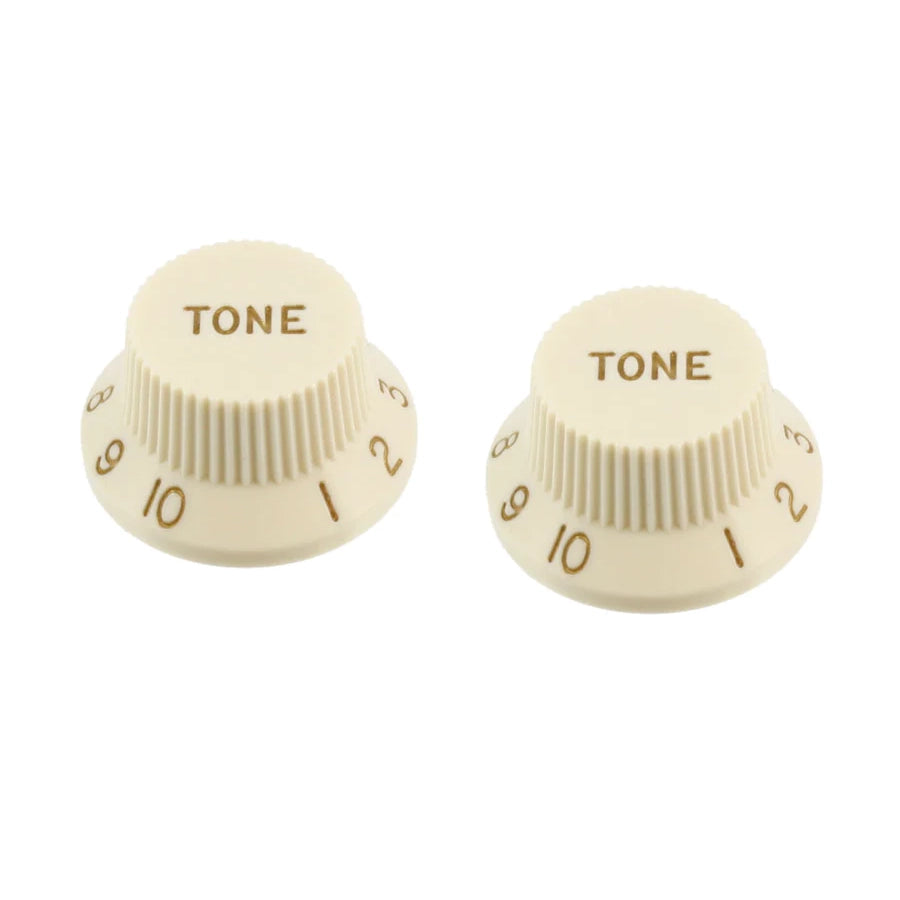 Allparts PK-0153 Set of 2 Plastic Tone Knobs for Stratocaster