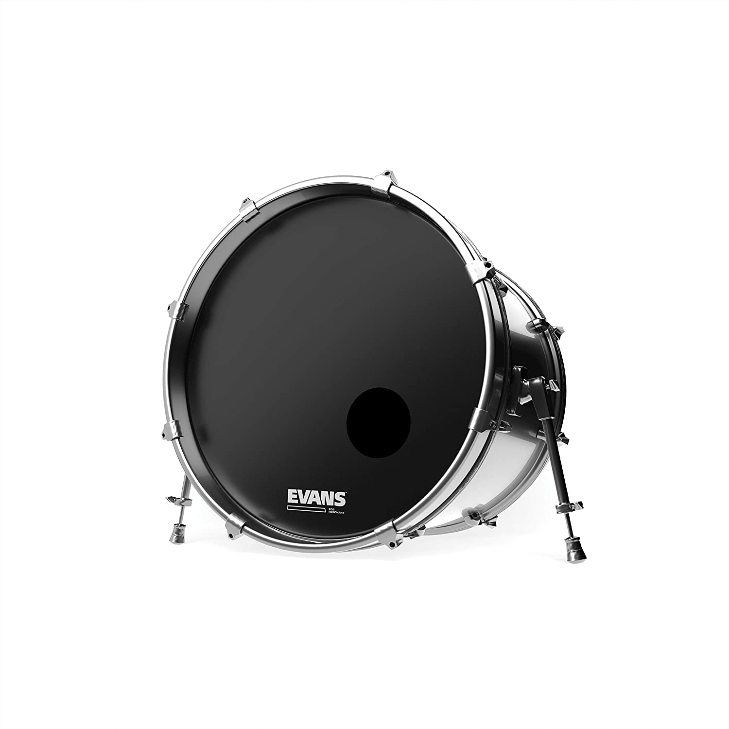 Evans 22" EQ3 Black Bass Drum Head