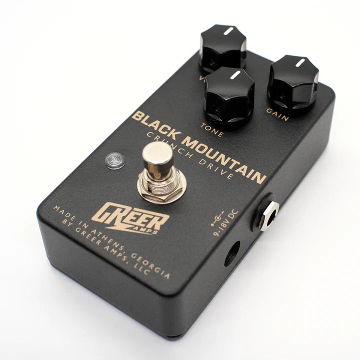 Greer Amps Black Mountain Crunch Drive Overdrive Pedal