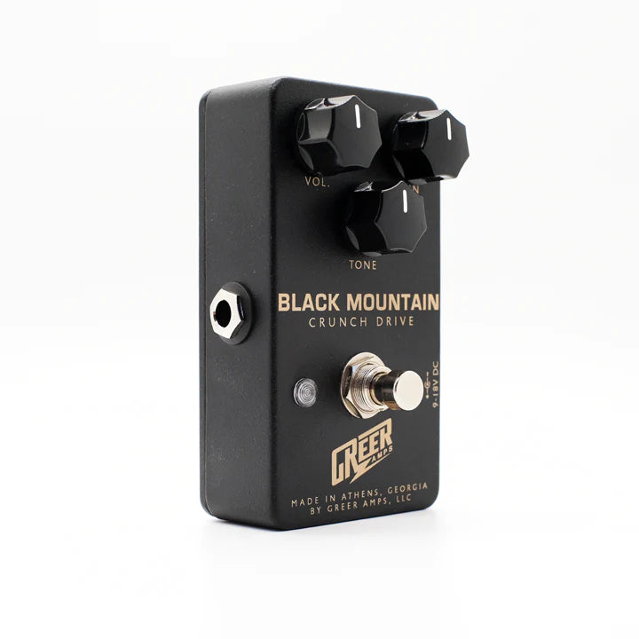 Greer Amps Black Mountain Crunch Drive Overdrive Pedal