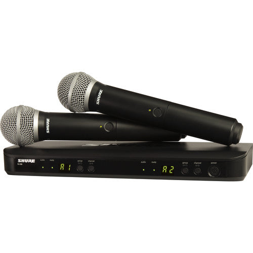 Shure BLX288/PG58 Dual Handheld Wireless Microphone