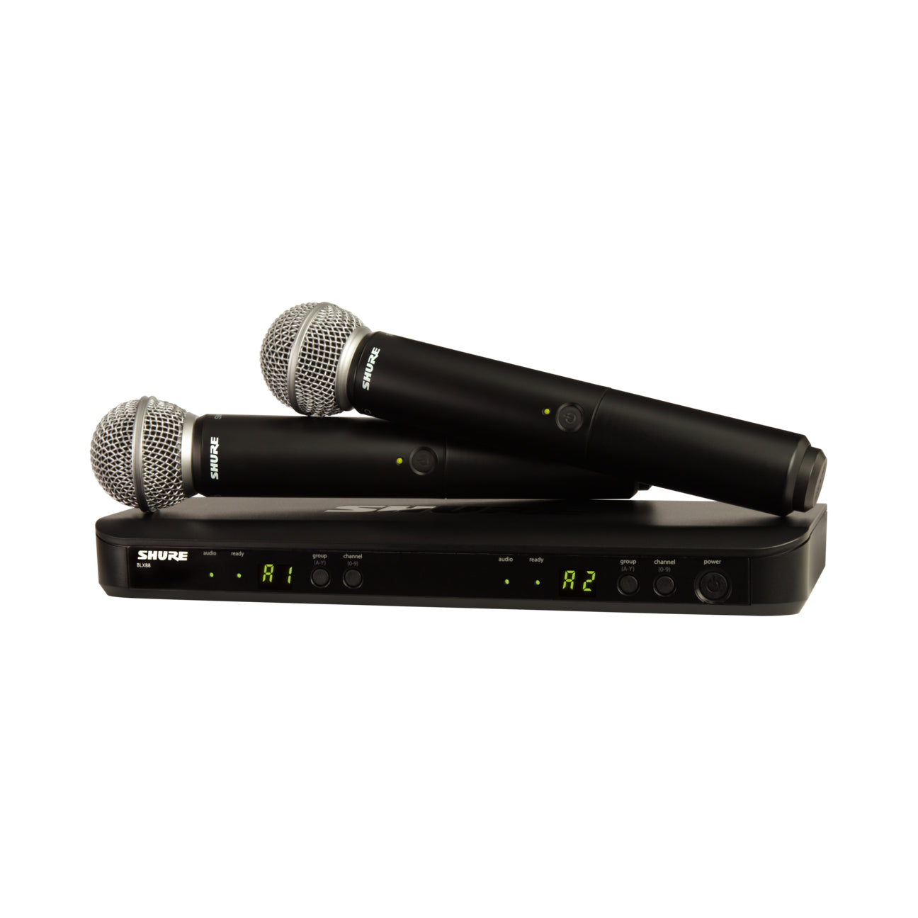 Shure BLX288/SM58 Dual Wireless Handheld Microphone System H9