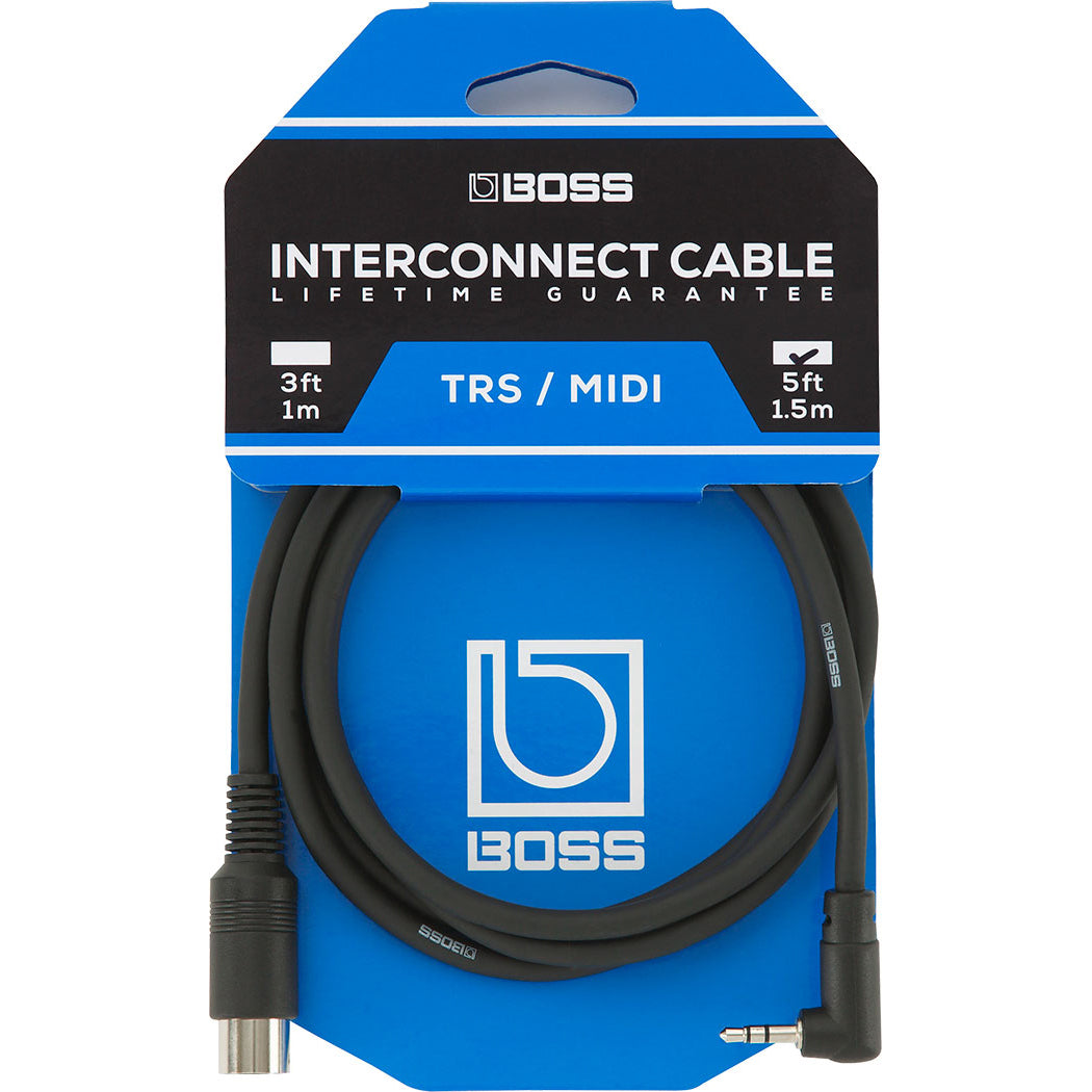 Boss 5' 1.5m MIDI to 3.5mm TRS Cable