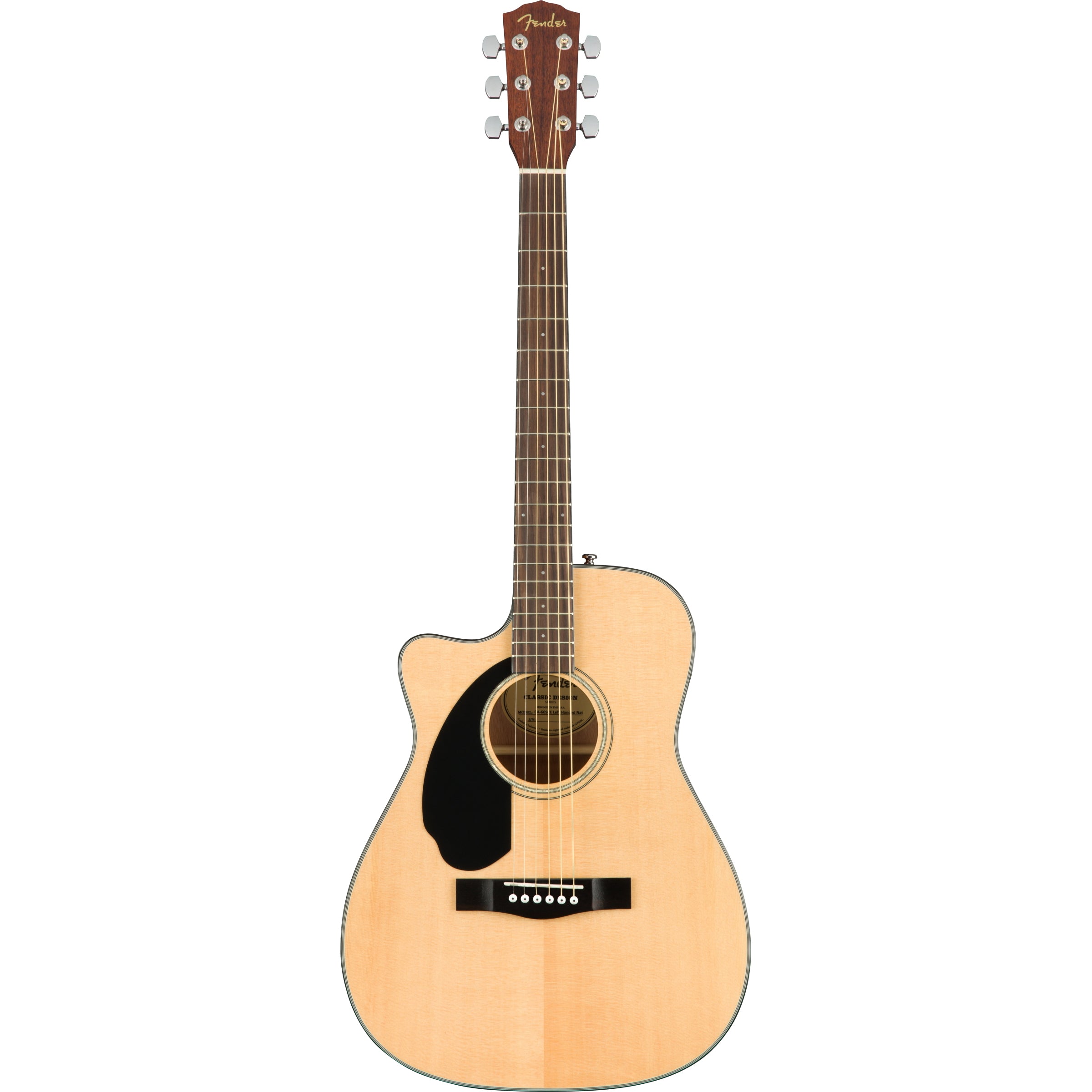 Fender Concert Acoustic Guitar, Left-Handed