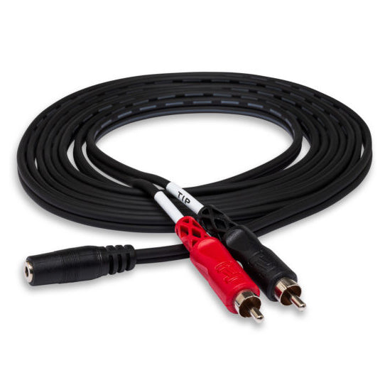 Hosa 3.5 mm to Dual RCA Stereo Breakout 10'