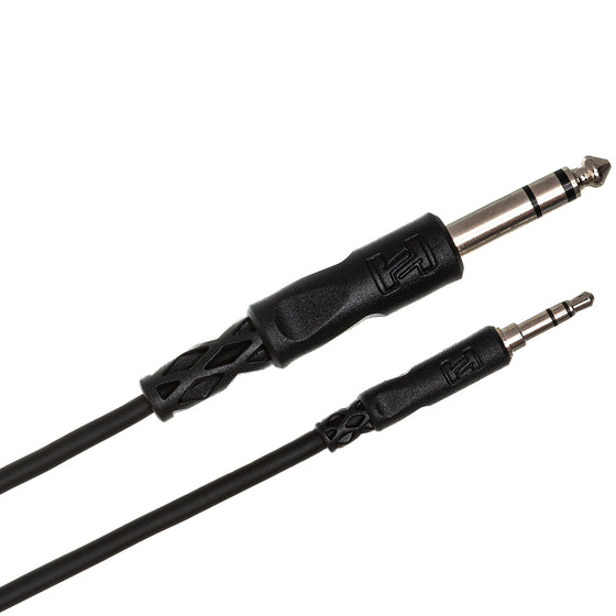 Hosa 3ft 3.5mm TRS to 1/4in TRS Stereo Interconnect