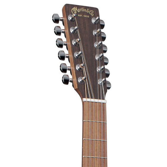 Martin D-X2E 12-String Dreadnought Acoustic-Electric Guitar Natural