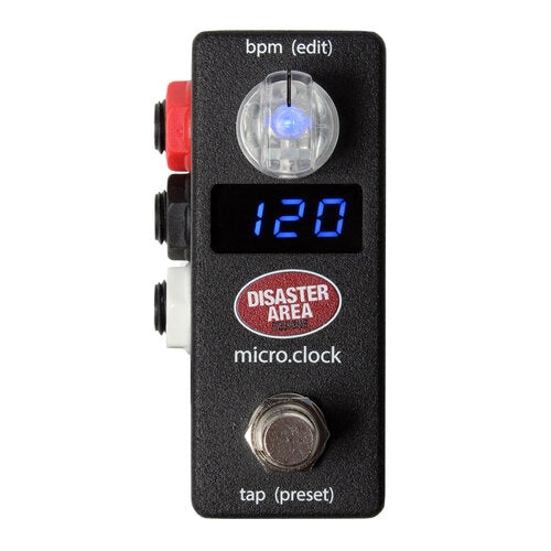 Disaster Area micro.clock Tap Tempo/Clock Source Pedal