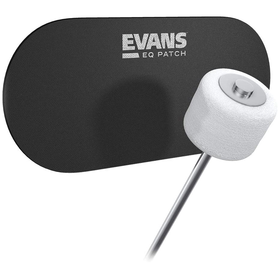 Evans EQ Black Nylon Double Patch