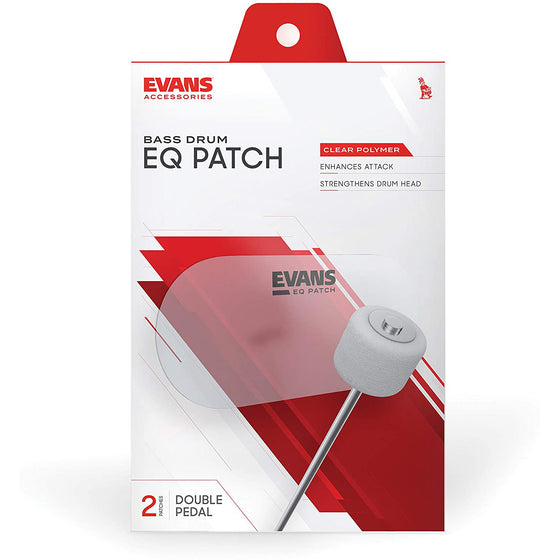 Evans EQ Clear Plastic Double Patch