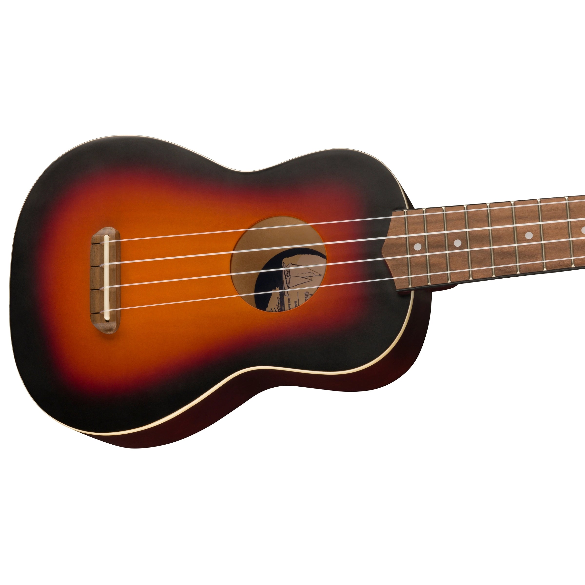 Fender Venice Soprano Ukulele 2-Tone Sunburst