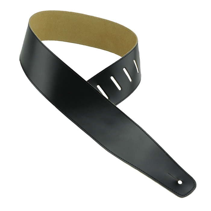 Henry Heller 2" Basic Leather Strap w/Black Stitching