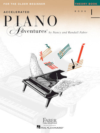 Accelerated Piano Adventures for the Older Beginner Theory Book 1